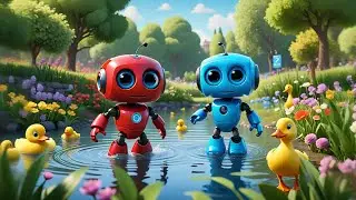 Three Tiny Robots Count to Ten | Counting Song for Kids | Learn Numbers 1&ndash;10 with Robots
