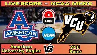 🔴 American University Eagles vs VCU Rams | NCAA Men&rsquo;s Basketball | Live Score Update Dec 18