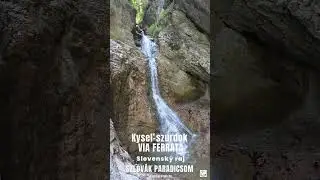 Kyseľ Via ferrata 4k | Turaprogramok.hu | Via ferrata a Szlov&aacute;k paradicsomban