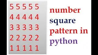 p13 python all types of pattern program for interview python interview programs