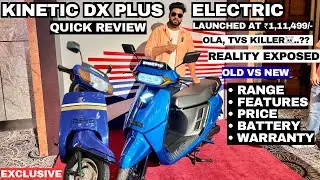 Kinetic dx plus electric scooter review | KINETIC DX EV LAUNCHED: price, features & RANGE REVEALED