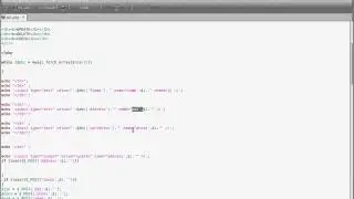 PHP EDITABLE HTML TABLE