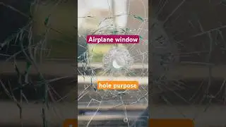 Why Airplane Windows Have Tiny Holes.. #facts #trending #usa #shorts