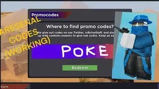Arsenal Codes!(WORKING 2024) CLAIM FREE REWARDS