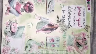 Pastel spring art collage journal theme unedited. Sorry about the allergy sniffles. 😭