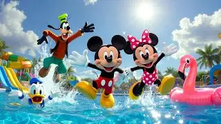 Mickey and Friends Pool Party Chaos! 🎉💦 Episode 3   #mickeymouse #cartoonforkids