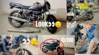 Splendor silencer change || Tagda Nuksaan ho Gaya || ￼Yamaha ￼RX-100