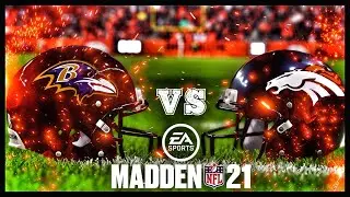 Madden 21 Gameplay (PS5) Baltimore Ravens vs Denver Broncos - Full Game