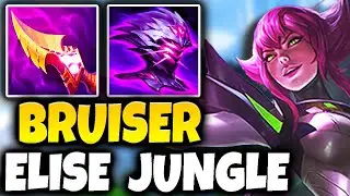 Rank 1 Elise Shows You How to Play JAK'SHO ELISE JUNGLE! (ULTIMATE TEAMFIGHT BUILD)