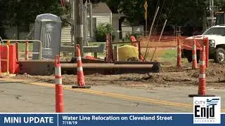 Mini Update:  Water Line Relocation on Cleveland