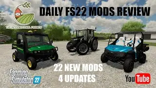 22 New Cross Platform Mods! Utility Vehicle Auto Load Package, AutoLoad IT-Runner! #fs22mods #fs22