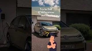 🤔 Try to find 10 differences: VW ID.3 facelift