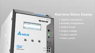 Delta Industrial Power Supply - CliQ VA with integrated LCD display