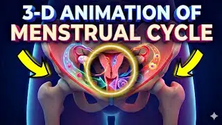 The Menstrual Cycle Explained in 60 Seconds!  animated video 