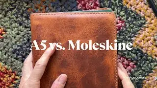 A5 and Moleskine size comparison #journalcommunity #journaling