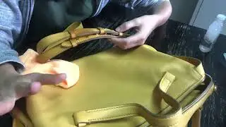 DIY|How To Clean A Leather Handbag 👜 with Baking Soda + Mr. Leather Cleaner and Conditioner