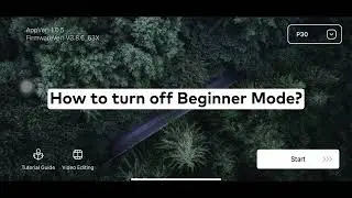 How to Turn Off the Beginner Mode | Snaptain P30 | Tutorial Video