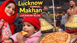 Lucknow Famous Makkhan Malai | Makhan Malai Se Pizza Tak 😋 | Full Family Vlog | Desi vs Italian 🍕