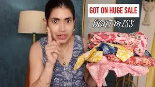 Cotton Kurta/KURTI haul for office, college, daily casual wear, moms, housewives in budget
