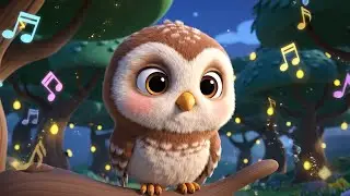 The Shy Baby Owl Peeked from the Tree Book 🦉📖 | Cute Toddler Song | Kids Rhymes