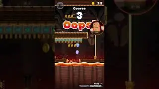 4 Fails in one game!!!! Super Mario Run Gameplay