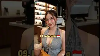 Top 10 Most Beautiful Asian Girls And Different Countries #youtubeshorts #trendingshorts #shorts
