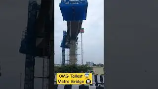 ✨ Chennai Metro🚇 Tallest Bridge😱 Piller Work at Kathipara - Guindy #chennai #metrowork #guindy