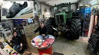 Live aus der Werkstatt, Frontzapfwelle und Allradantrieb am Fendt 818 richten
