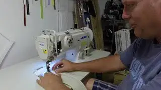 Got a new Juki walking foot sewing machine to do car upholstery