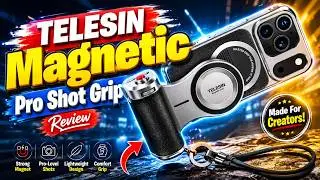 TELESIN Magnetic Pro Shot Camera Grip Review 🔥 Best Magnetic Grip for Creators?