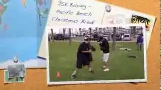 JSK Boxing - Keeping Teens Off The Streets - Training at the Beach, San Diego Christmas Break