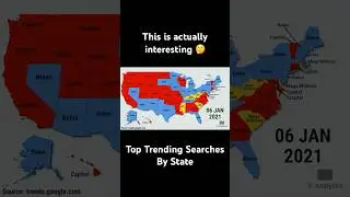 Top Trending Google Searches By State #trending #shorts
