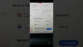 เหรียญ​ทิพย์​ MuskToken แจก25,000,000 เหรียญ​ #musktoken