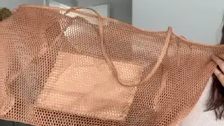 HOXIS Mesh Beach Tote Womens Shoulder Handbag Review