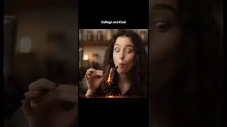Eating Lava Coal 🔥🌋 | Satisfying ASMR #oddlysatisfying #asmr #foryou #diy