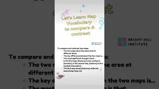 Let&rsquo;s Learn Map Vocabulary Part 2  #IELTS #ieltspreparation #ieltstask1 #ieltswriting