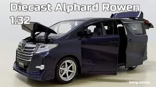 Diecast Toyota Alphard Rowen Skala 1:32