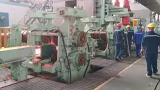 H-beam hot rolling commissioning rolling mill #rollingmill