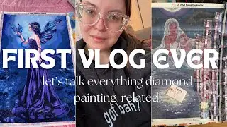 My very FIRST vlog!!—Small shop giveaway prizes, second finish of 2026 & new WIP