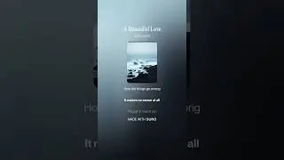 A Beautiful Love
