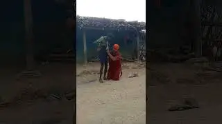 wearing clothes tribe baiga community.