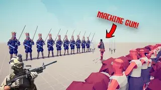 1x Sword Caster and 50x Cheerleaders VS 10 of Every Factions Best Unit! (TABS)