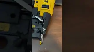 DeWalt 16 gauge precision point finish nailer jammed