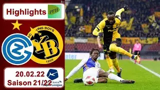 Highlights: Grasshopper Club Zürich vs BSC Young Boys (20.02.22)