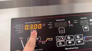 Setting the automatic cycle timer on an ABS proofer