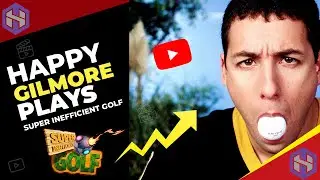 HAPPY GILMORE Plays SUPER INEFFICIENT GOLF | YouTube #Shorts