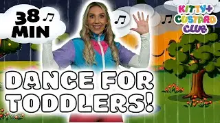38 mins | Toddler Dance Along Videos | Kitty + Custard Club