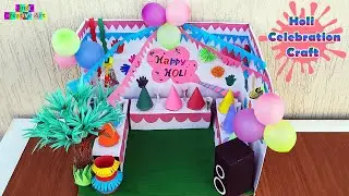 DIY Holi Celebration Craft | Holi Craft ideas | Holi Pichkari | Holi Special Craft
