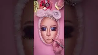 ASMR mannequin 🎭makeup tutorials, step by step, before and after looks. Smoky eyes nude lips.