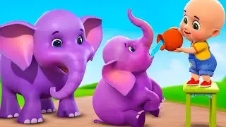 Baby Elephant Want to Drink Water | Animal Jungle Song For Kids | Nursery Rhymes Songs